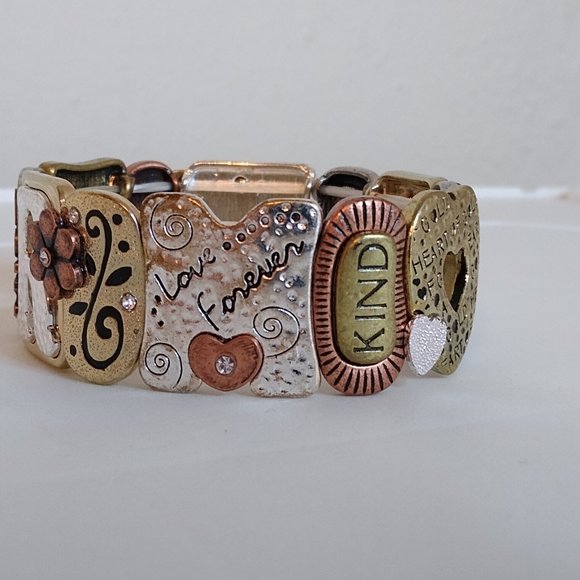 Love Forever Mother Metal Stretch Bracelet - Picture 8 of 14